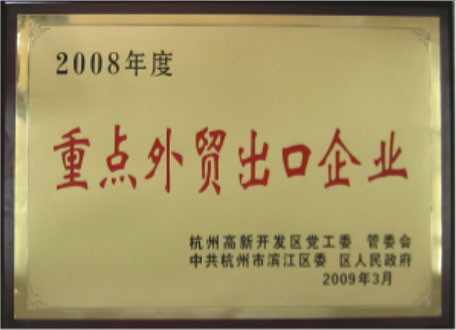 2008年度重点外贸出口企业